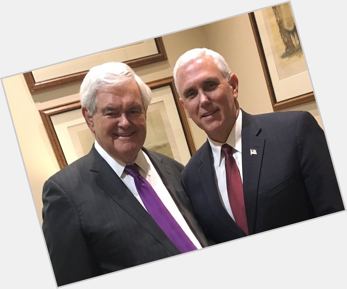 Newt Gingrich Wishing a very happy birthday!  Hope it\s great!  