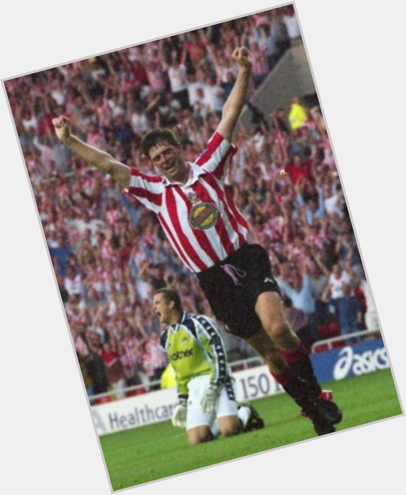 A very happy birthday to the man who scored the first-ever goal at the SoL. Many happy returns Niall Quinn! 
