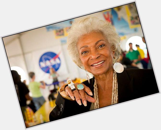 Hailing frequencies open -> MT Happy Birthday to the energizing & inspiring Nichelle Nichols today! 