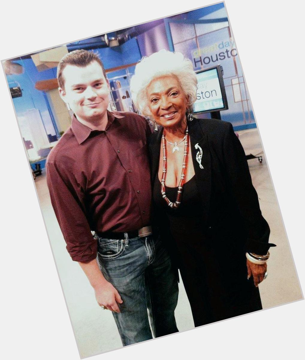 Happy birthday to Nichelle Nichols, the only original actor I\ve had the pleasure of meeting! 