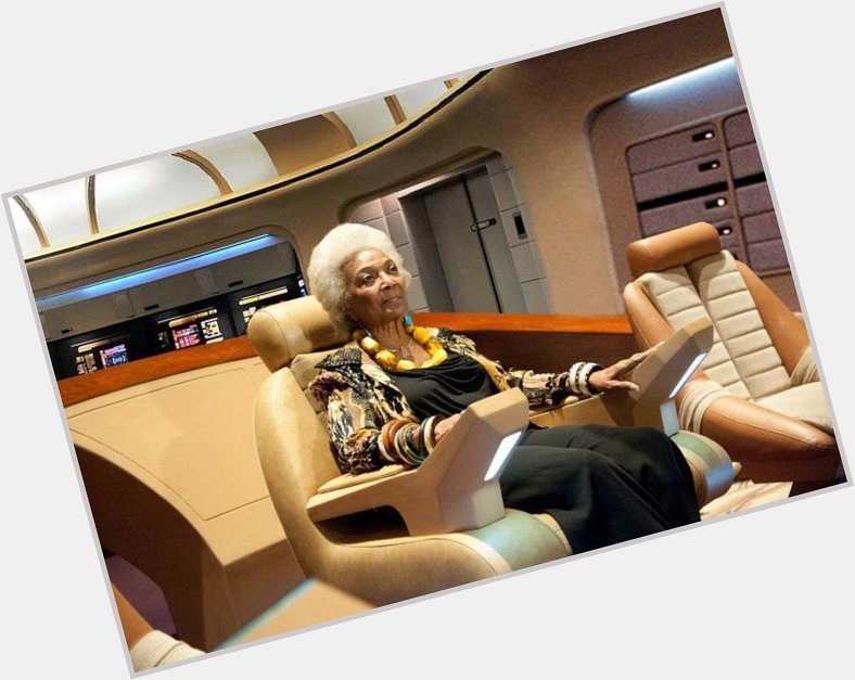 Happy Birthday to the first lady of the Enterprise Bridge, our friend and hero, the lady we love

Nichelle Nichols 