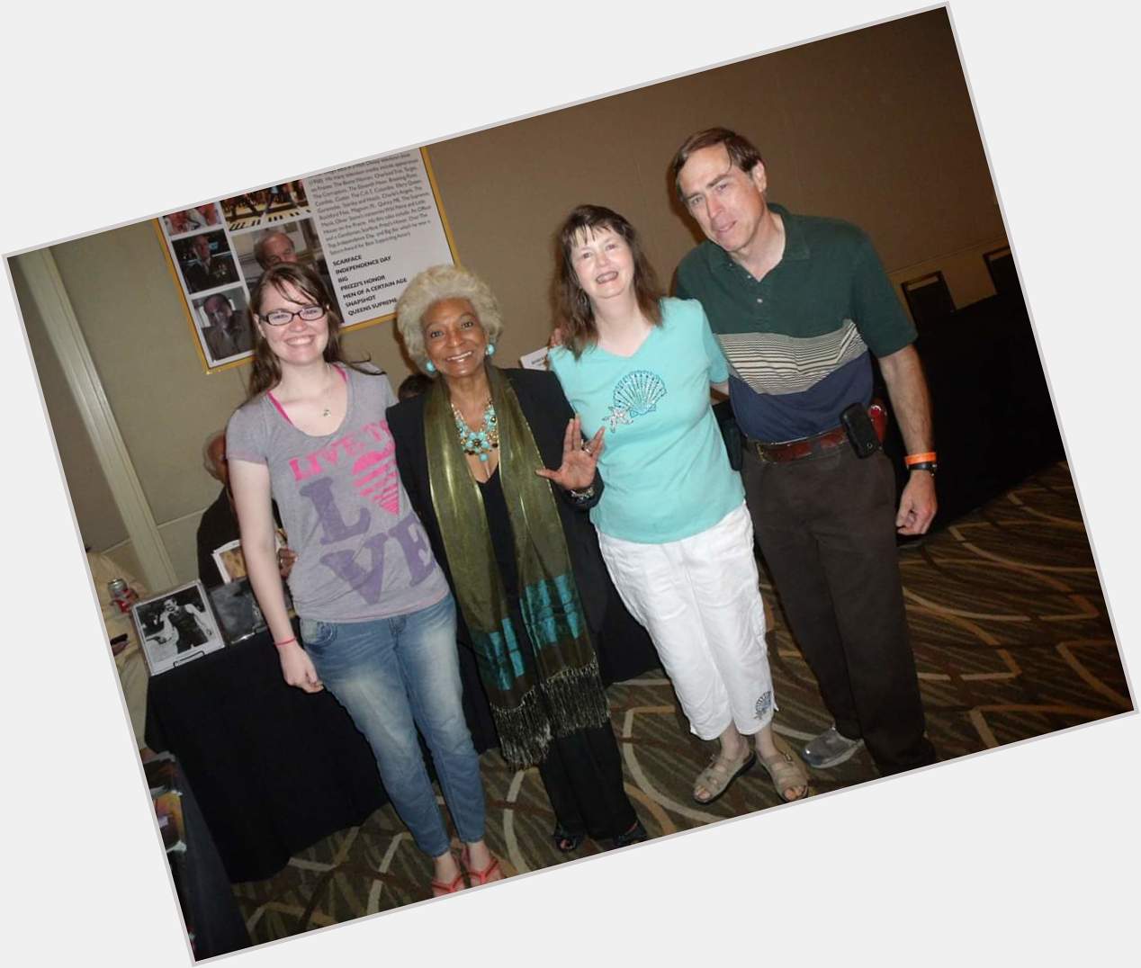   Happy Birthday Nichelle Nichols! This is me and my parents meeting her in 2013. 