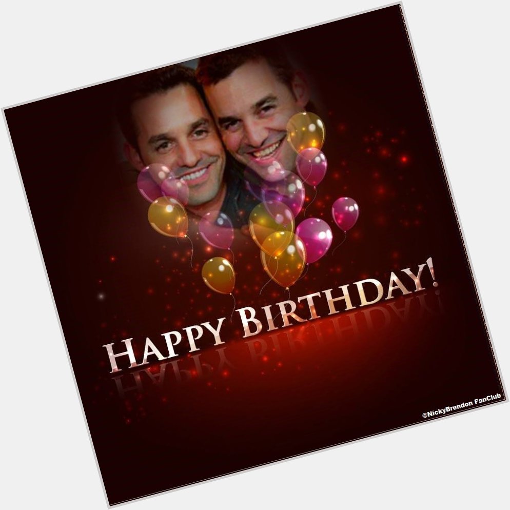  Nicholas Brendon     Happy birthday to our favorite twins 