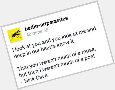 Happy birthday Nick Cave 
