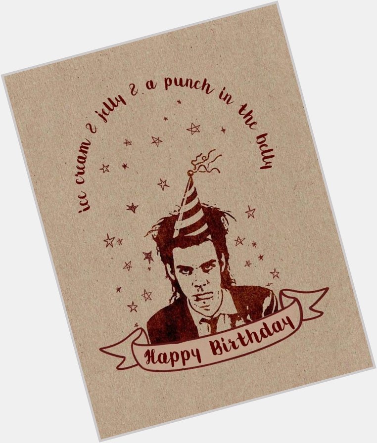 Happy Birthday Nick Cave 

Nick Cave and the Bad Seeds - Red Right Hand 

 