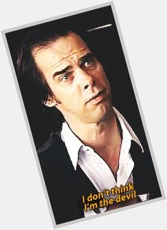 Happy birthday to Nick Cave, who turns 60 today     Saw this GIF and thought it was funny 