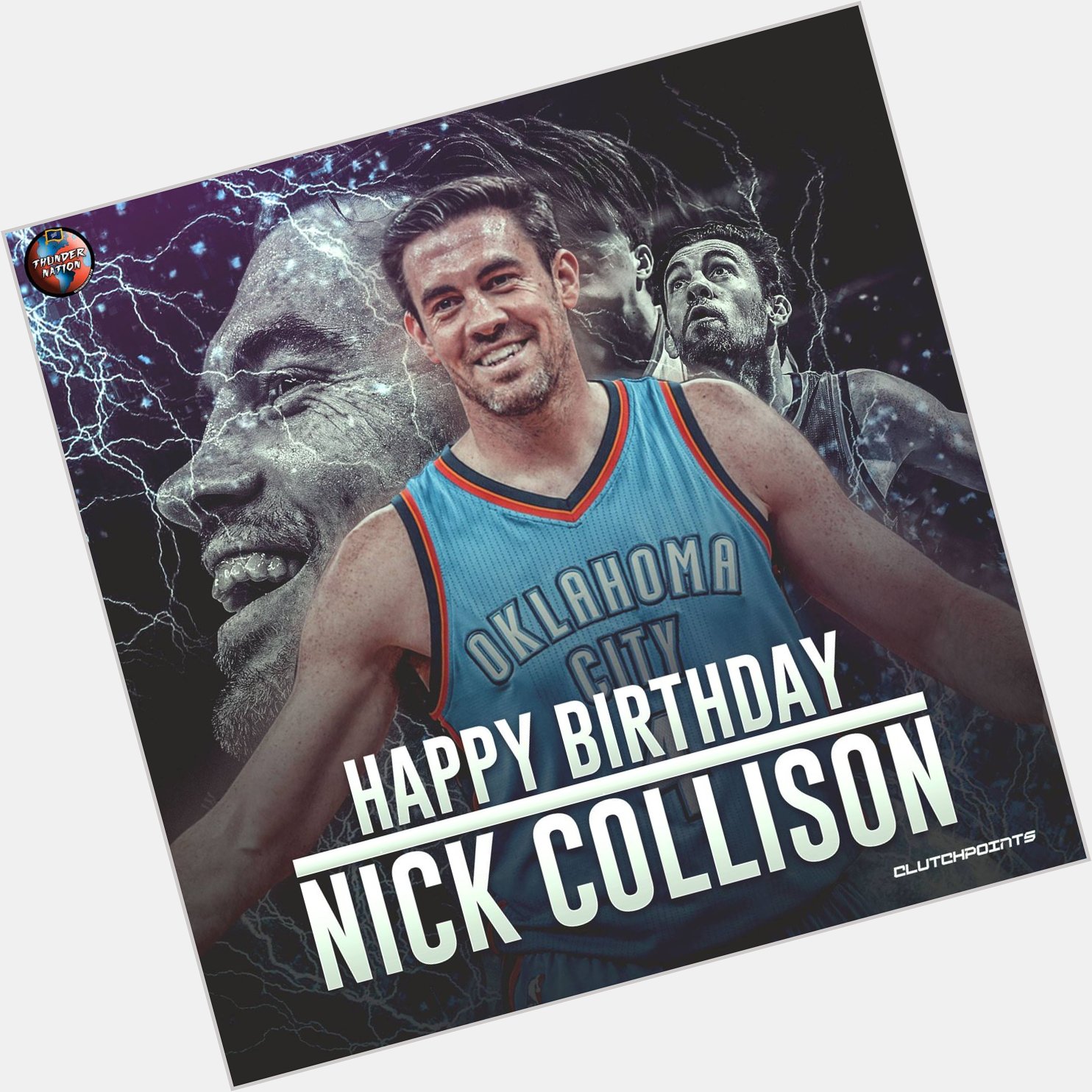 Happy 38th birthday to the ultimate OKC Thunder legend, Nick Collison. 