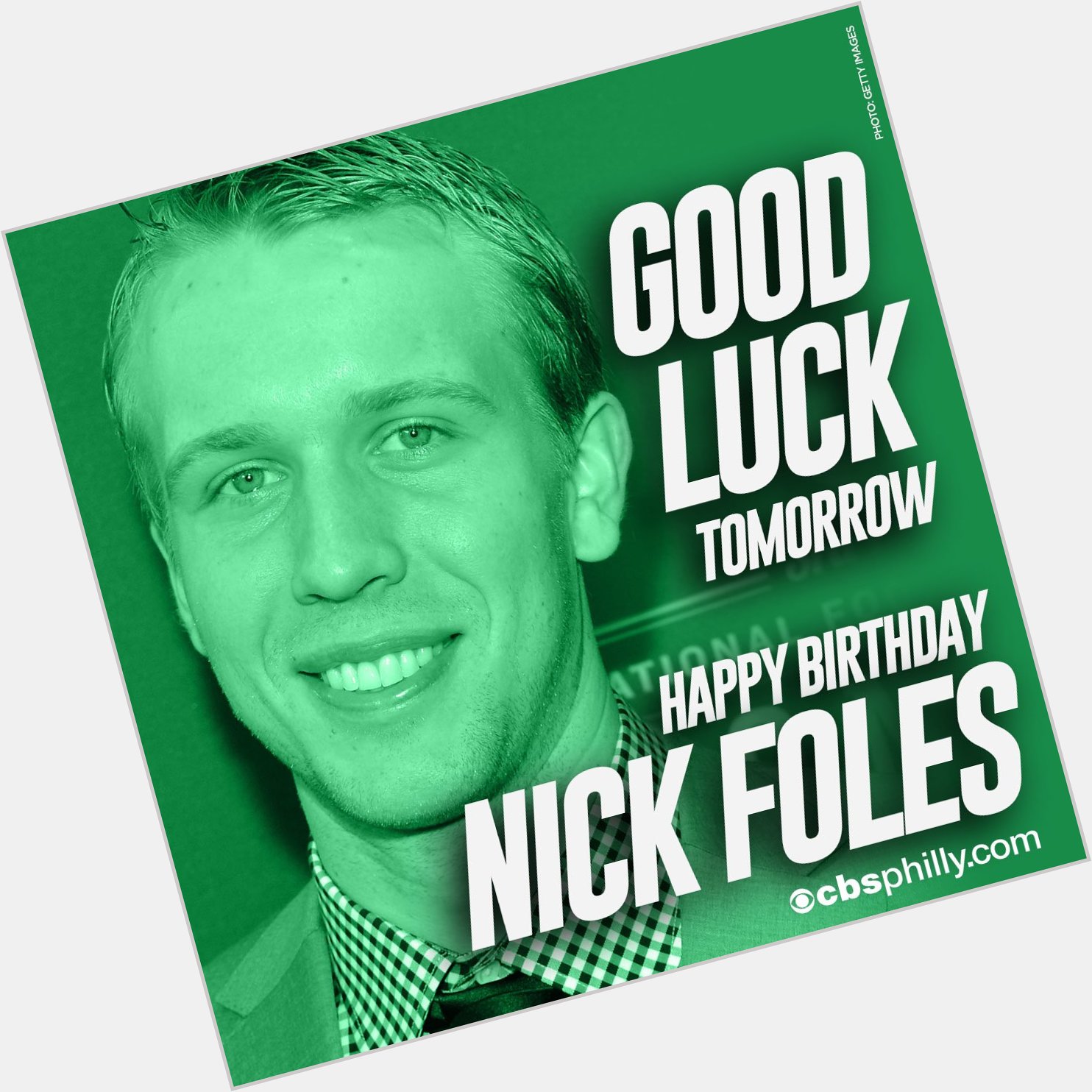 Happy 29th Birthday Nick Foles! 