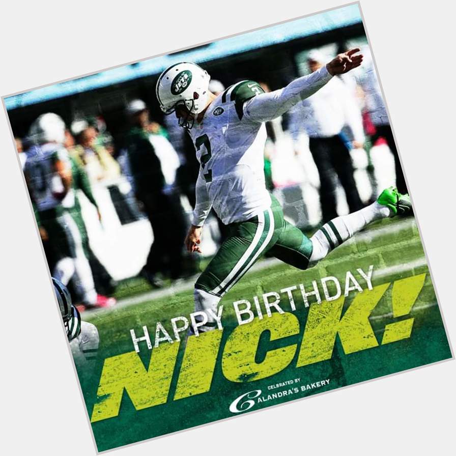 Happy birthday Nick Folk, have a FOLKING awesome day!!!   