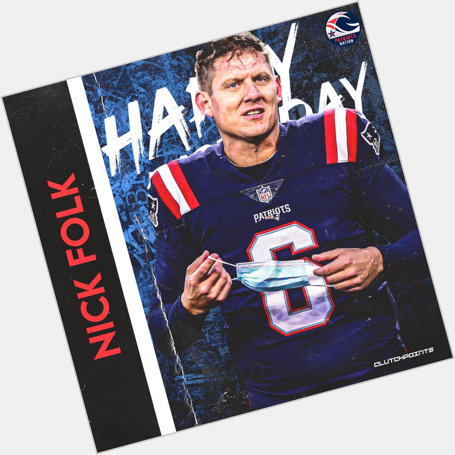 Join Patriots Nation in greeting Nick Folk a happy 37th birthday!  