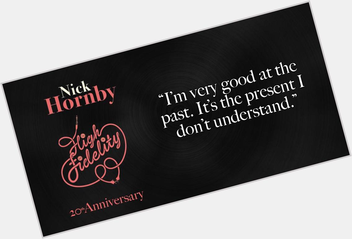 Happy birthday to Nick Hornby\s HIGH FIDELITY, which is 20 today! 