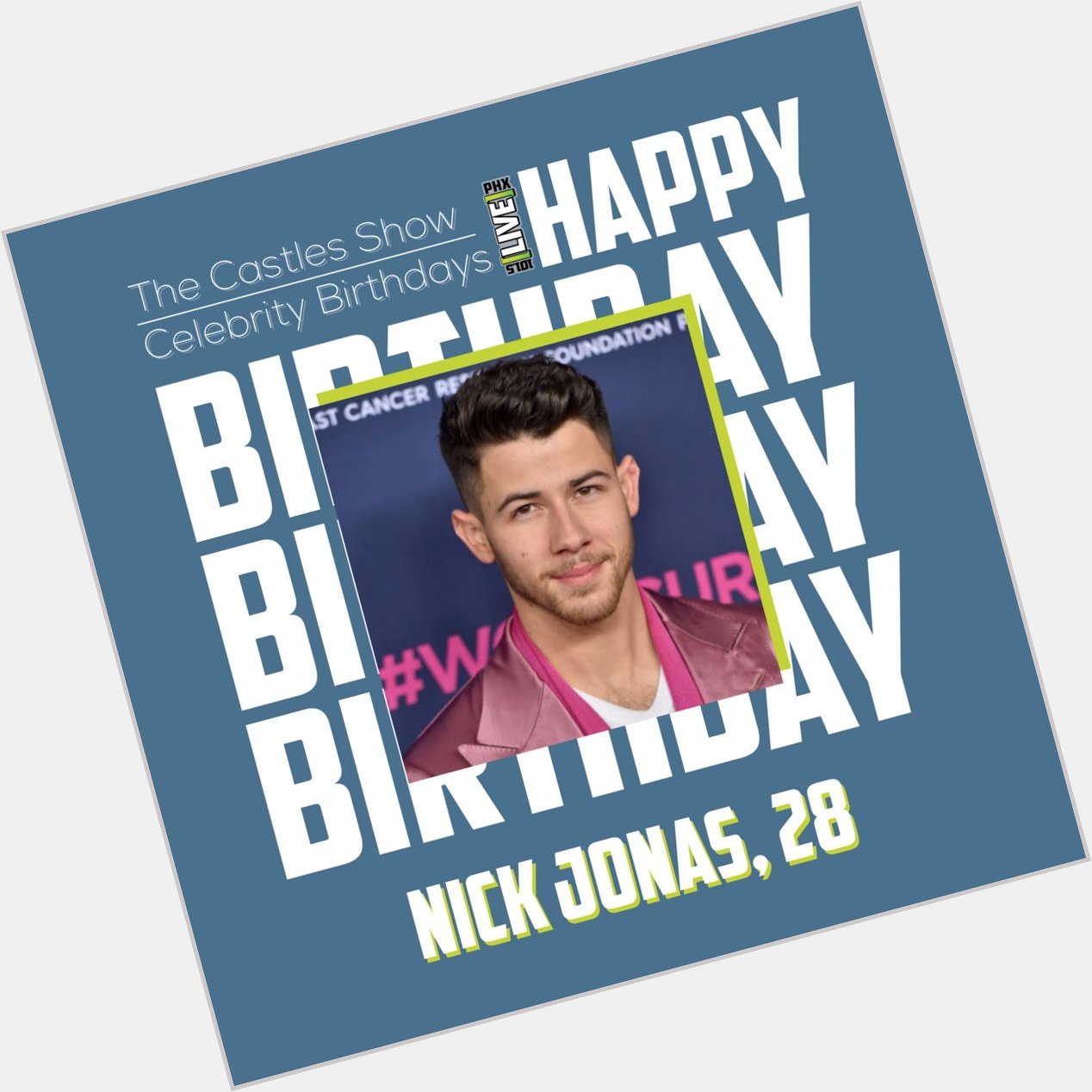 Happy birthday Nick Jonas   : 