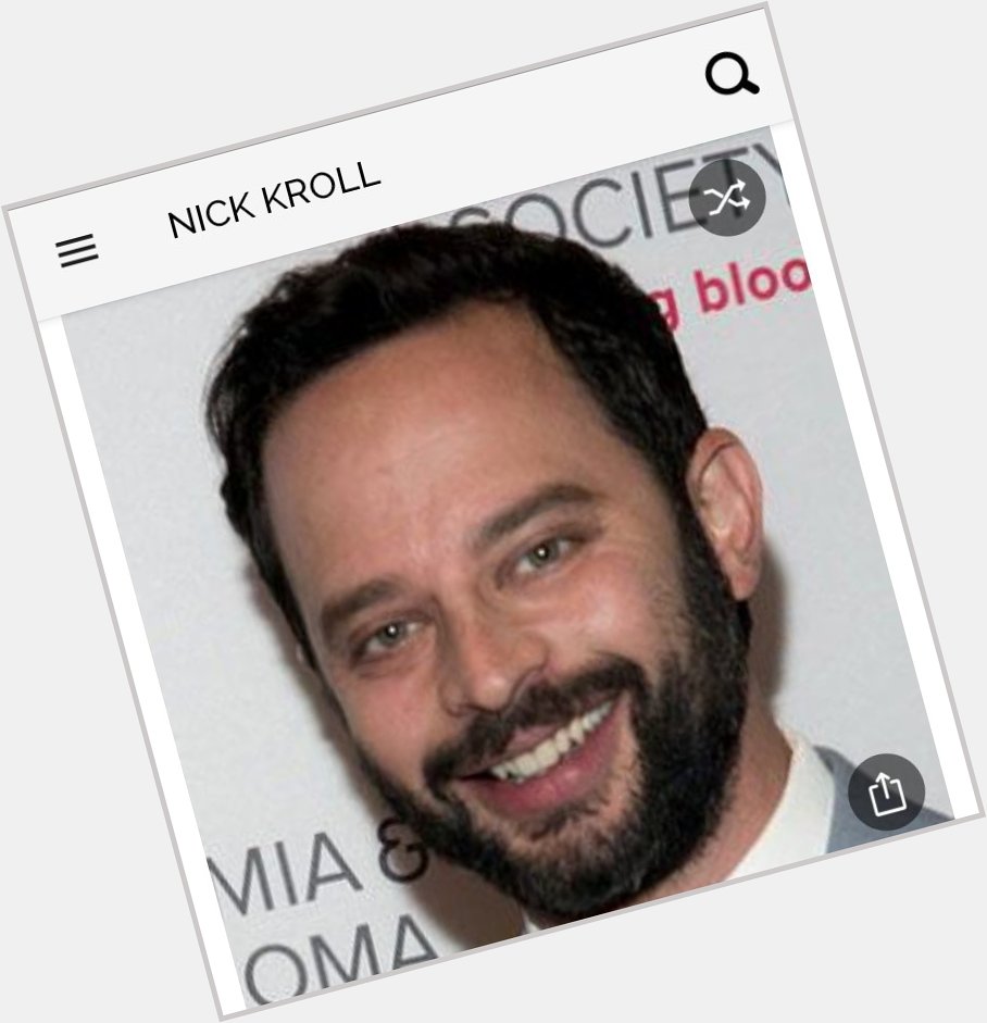 Happy birthday to this great actor.  Happy birthday to Nick Kroll 