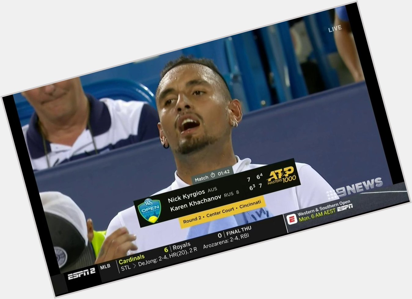  Happy birthday Nick Kyrgios. The gift that keeps giving...

