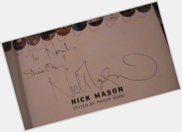 Happy Birthday Nick Mason!
:) 