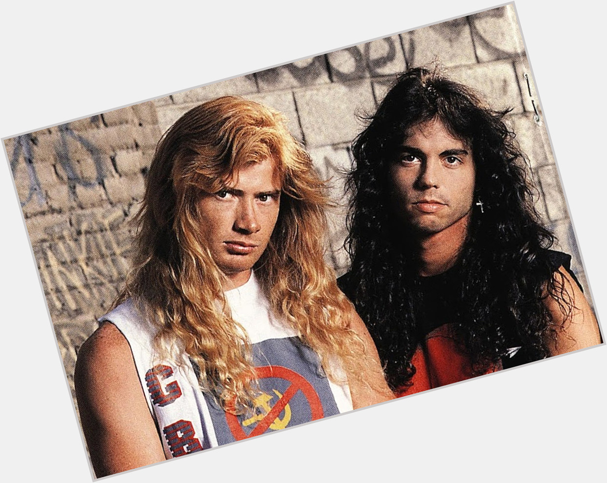 DAVE MUSTAINE Wishes Late MEGADETH Drummer NICK MENZA A Happy 58th Birthday
 