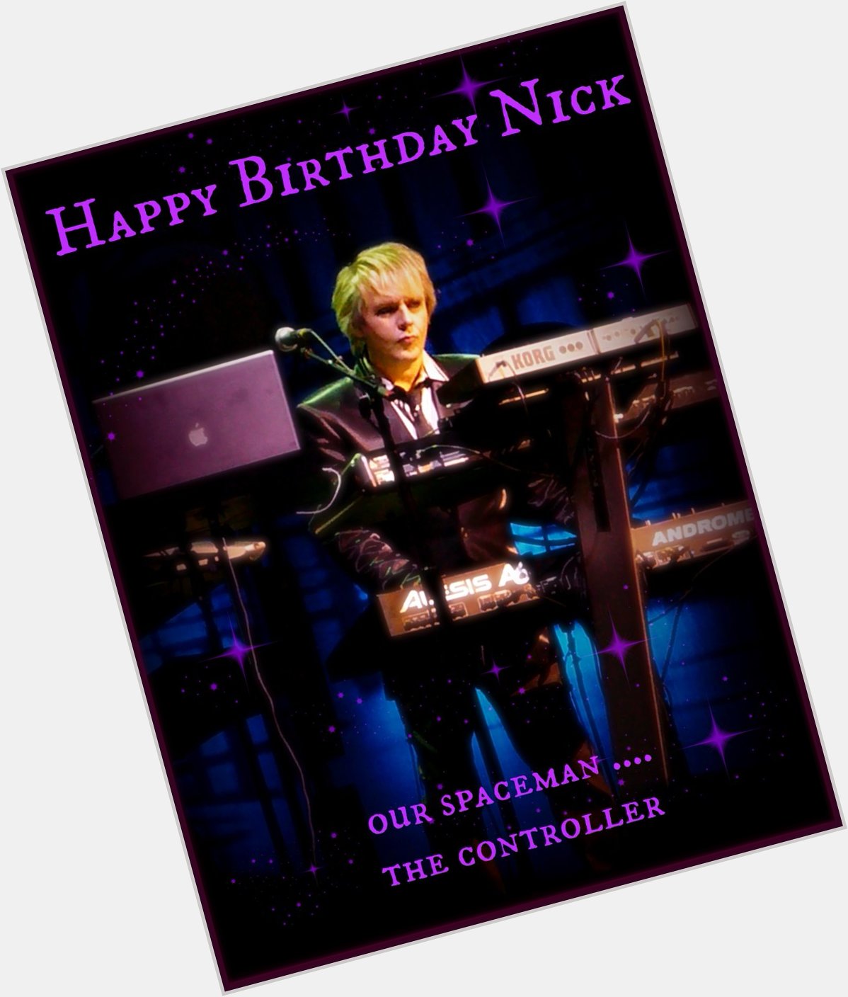 Happy Birthday to the fabulous Nick Rhodes xx oo  
