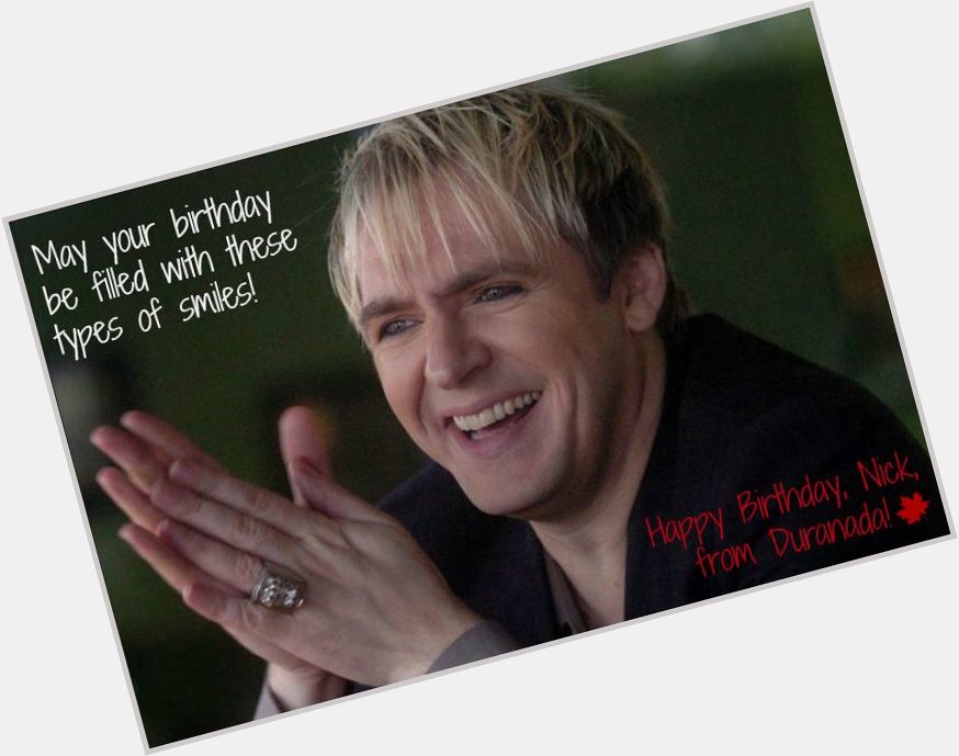 Happy Birthday to Nick Rhodes from all of us in Duranada! 
