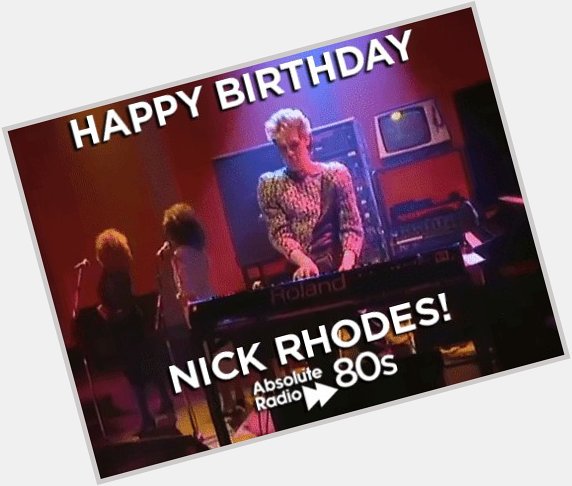 A huge happy 55th birthday to the brilliant Nick Rhodes of  Here\s to many many more! 