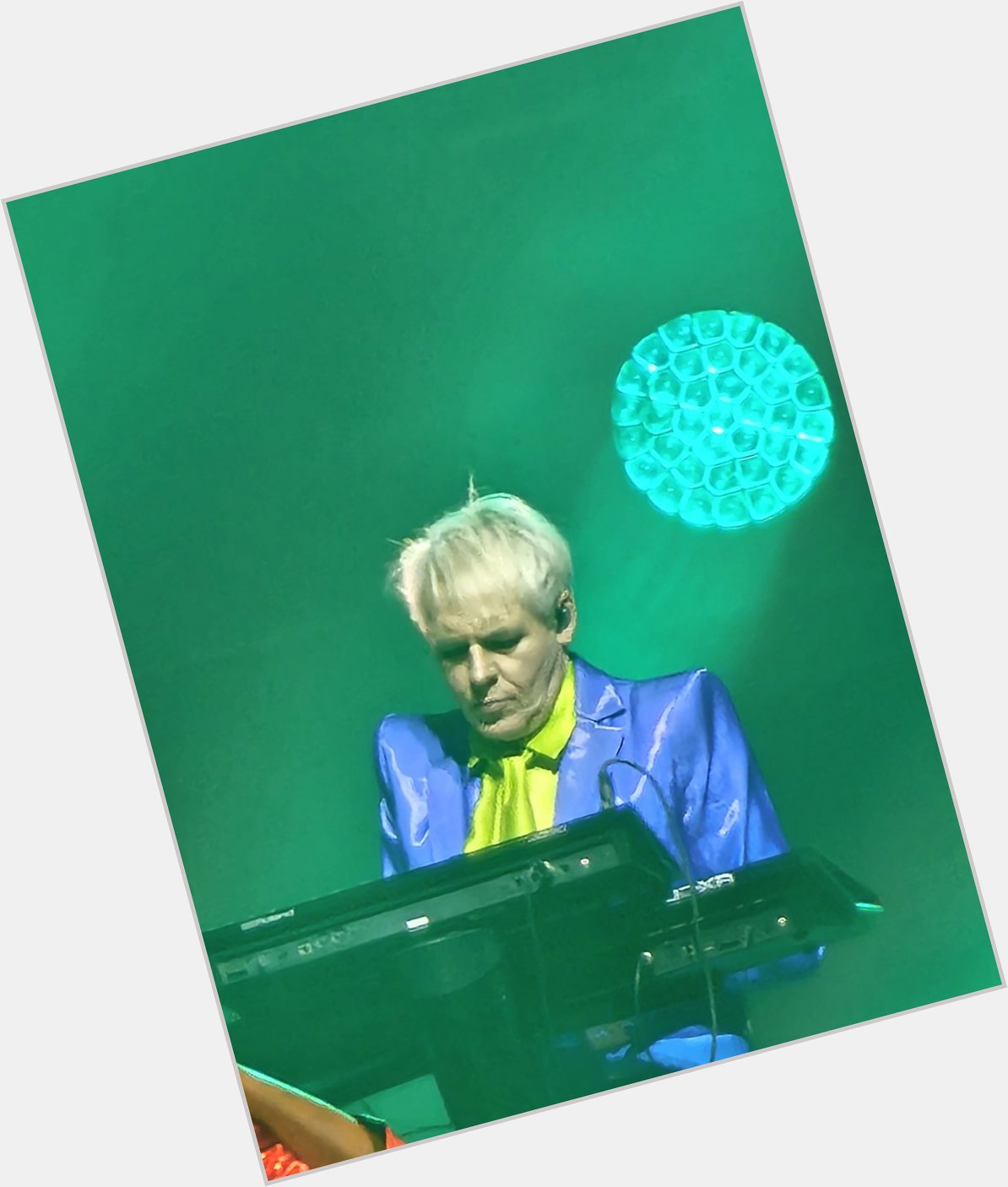   Happy Birthday Nick Rhodes. This was taken June 6th at The Moody Center in Austin Texas 