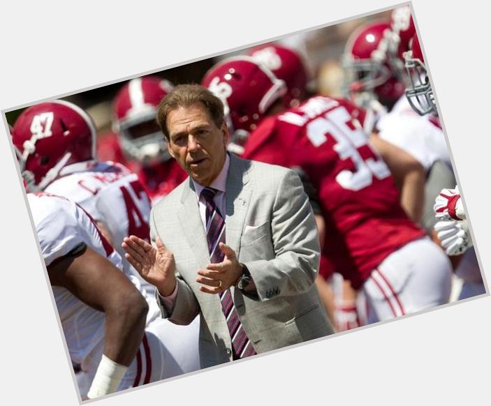 A very special coach turns 63 Friday.
Lets give a loud Happy Birthday to 3x national champion, Nick Saban! 