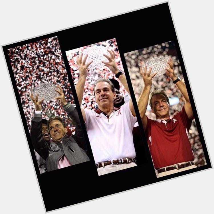 Happy birthday to the greatest coach in college football, Nick Saban. 