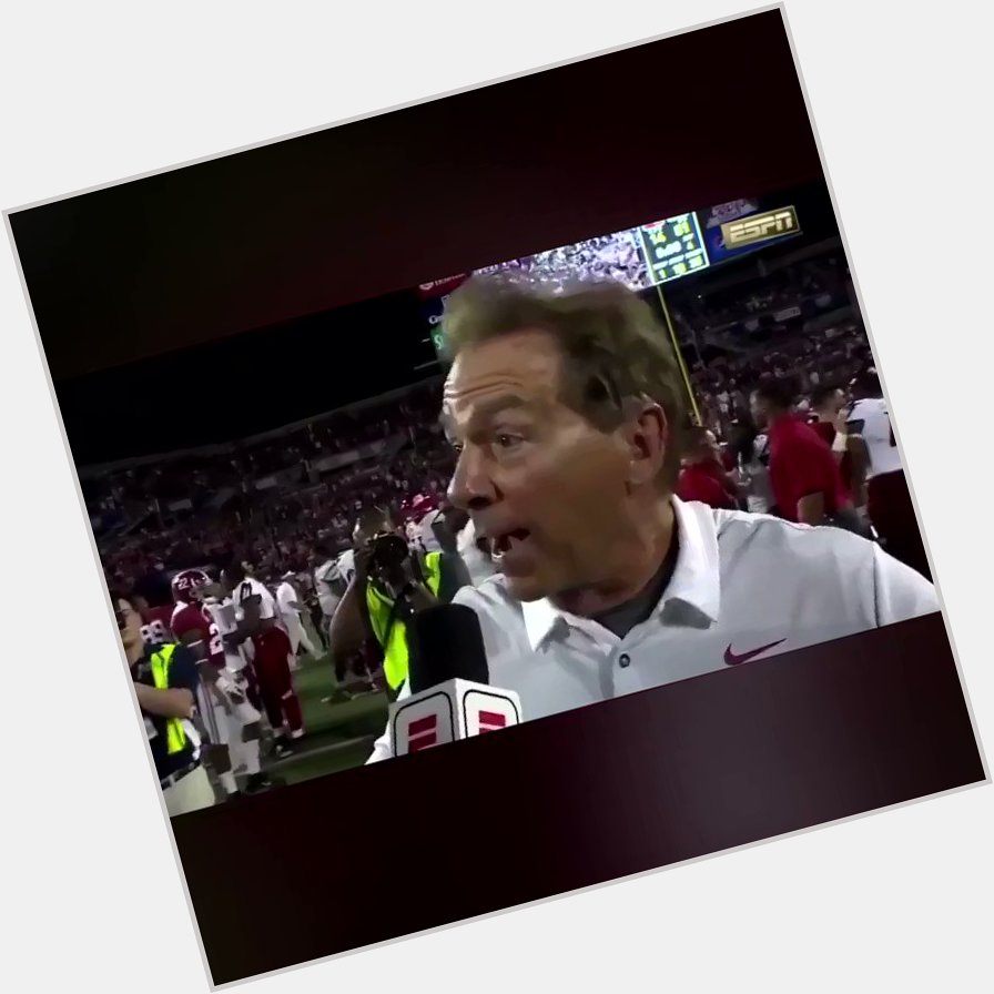 Happy Birthday, Nick Saban!

Are you going trick-or-treating to celebrate? 