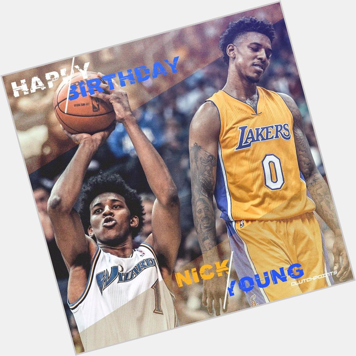 Happy 34th birthday to Nick Young!  