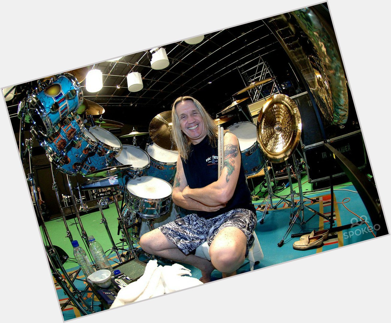 One of the greatest drummers of all time, Nicko McBrain. Happy birthday! 