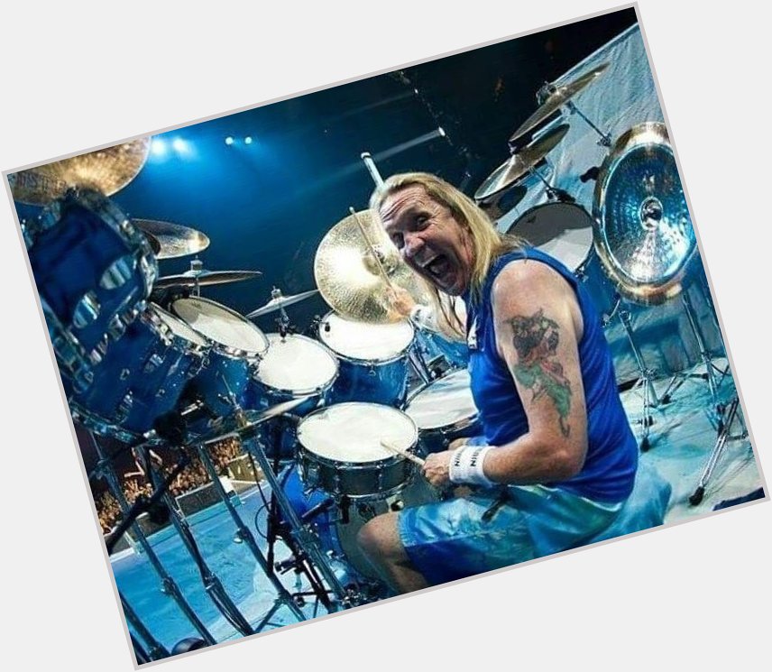 Wishing the tour de force and one of my fave drummers, Nicko McBrain, a very Happy 70th Birthday  