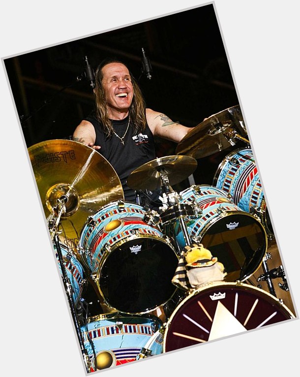 Happy birthday to my favorite drummer of all time, Nicko Mcbrain 