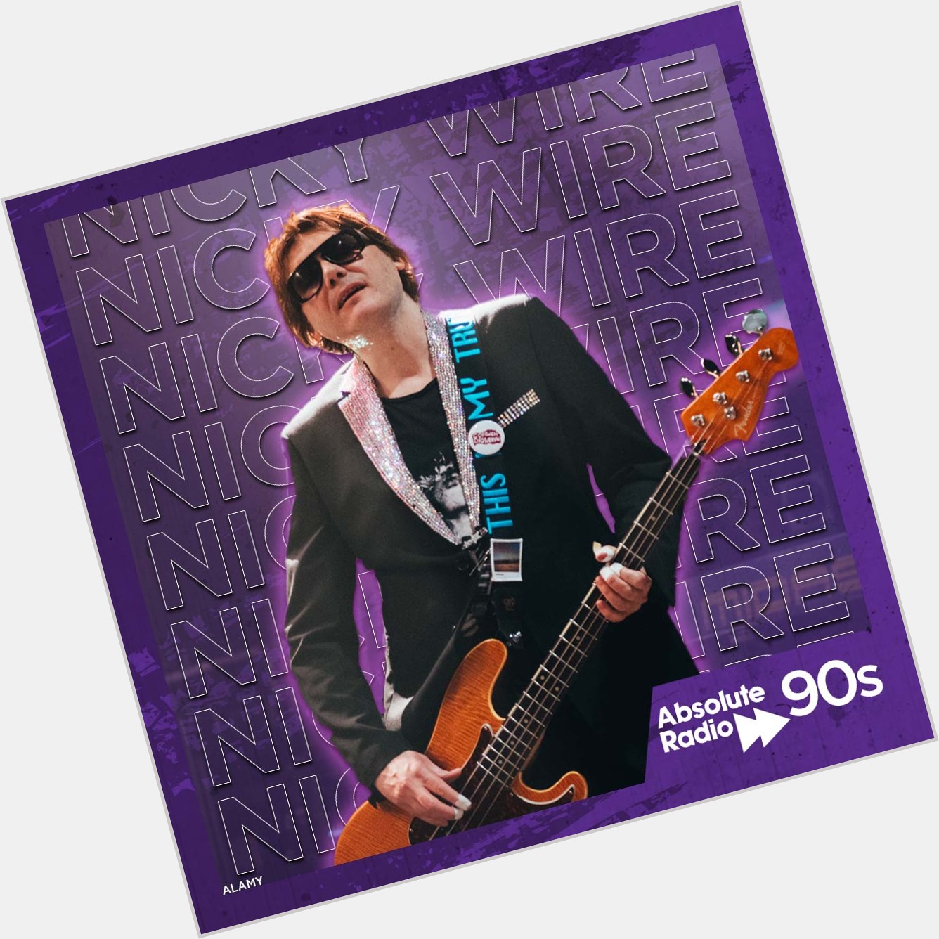 Happy birthday to Nicky Wire!

The legendary Manic Street Preachers bass player and lyricist is 53 today 