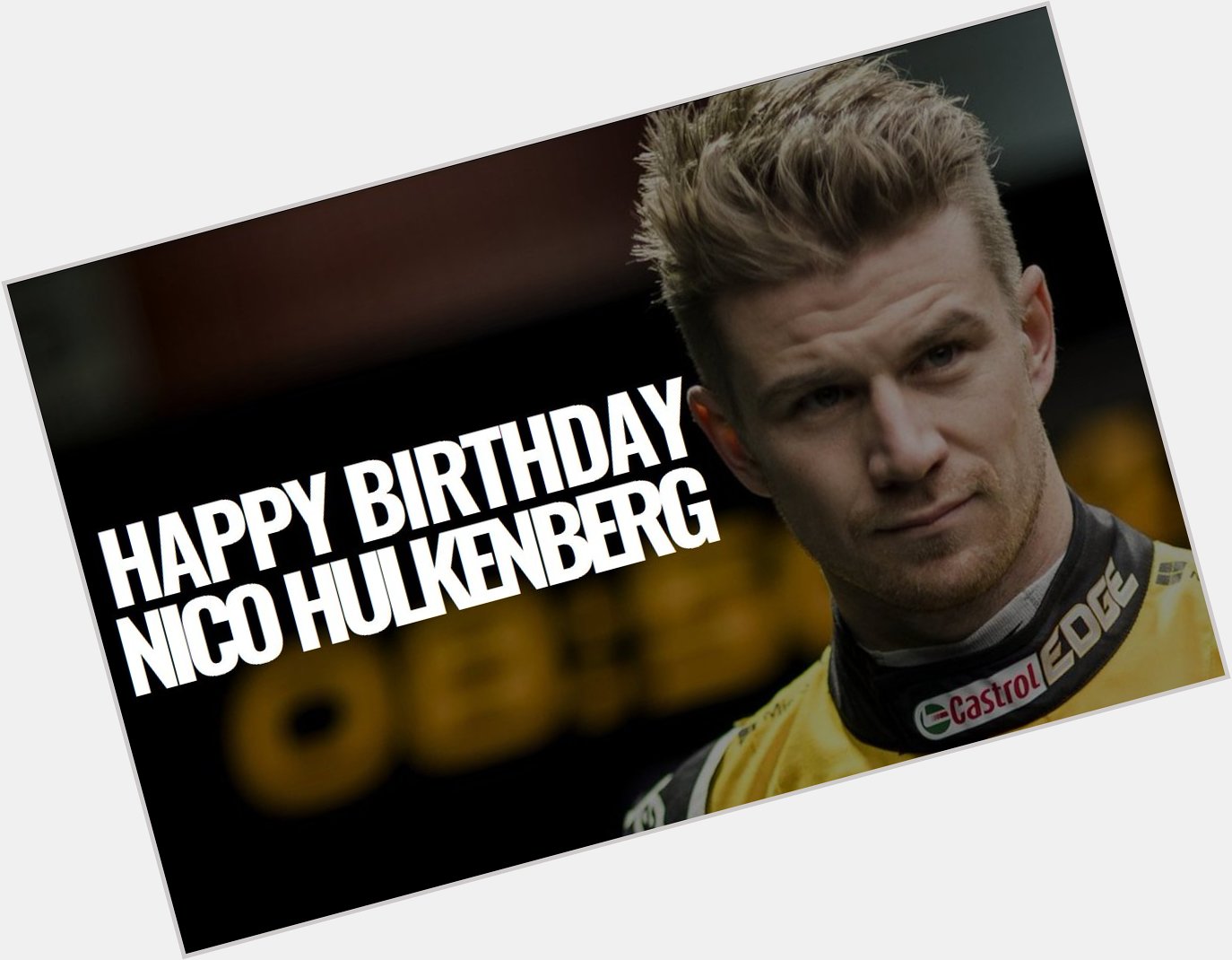  Happy Birthday, The Renault driver turns 31 today! 
