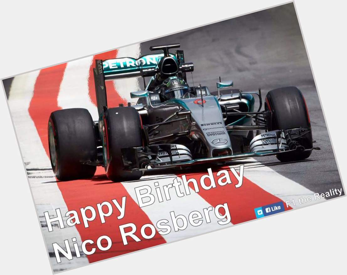Happy birthday Nico Rosberg. 