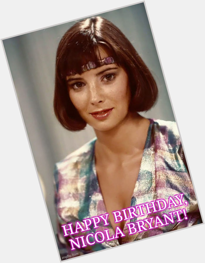 Happy 62nd Birthday, Nicola Bryant AKA Peri Brown. Hope that yours was a fantastic day.      