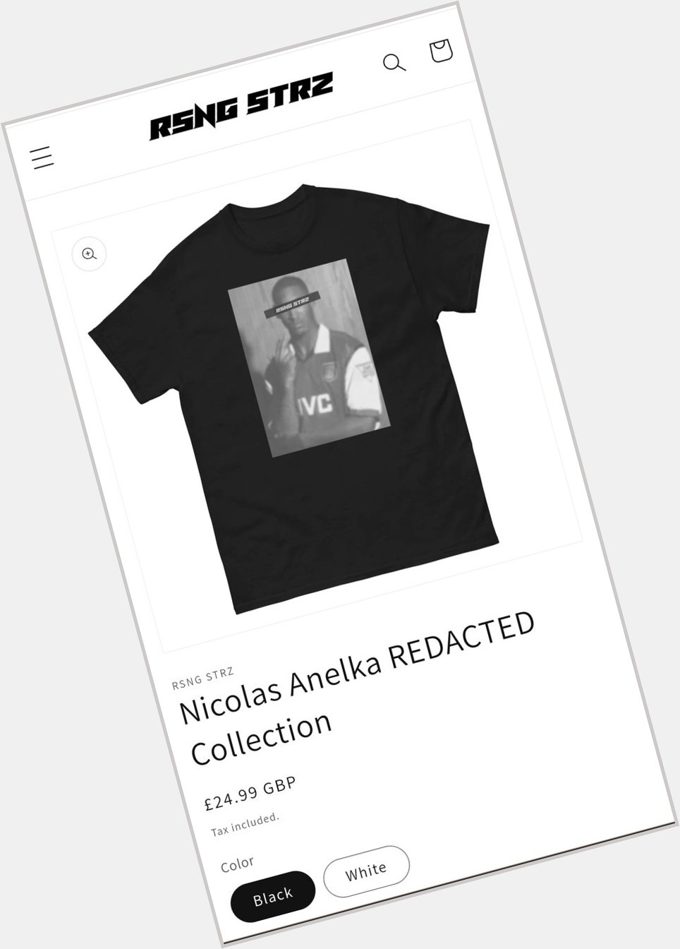 Happy birthday Nicolas Anelka!  Celebrate with a REDACTED Collection T, via this link;  