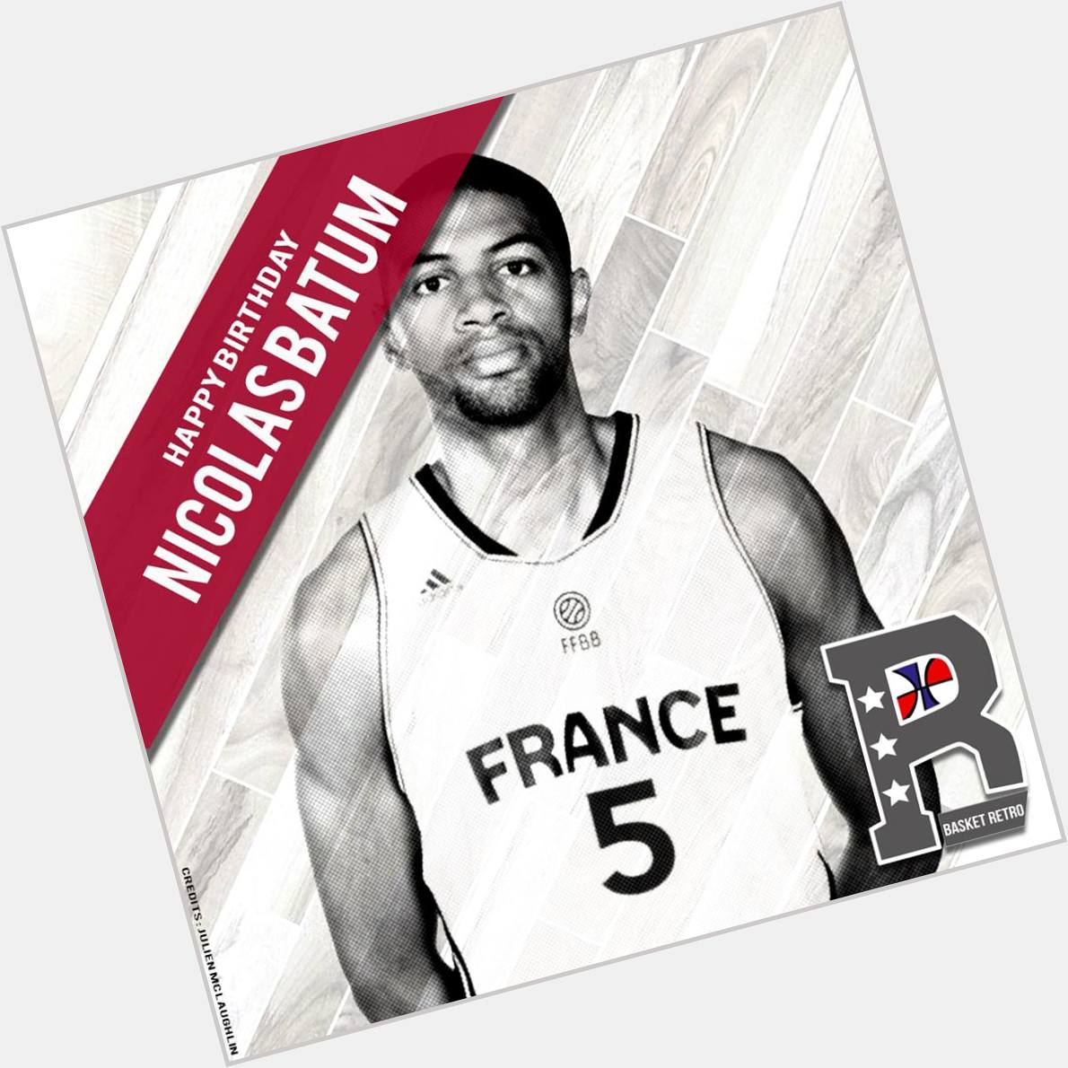 HAPPY BIRTHDAY à Nicolas Batum ! Le Batman de l\équipe de France et de la NBA : 