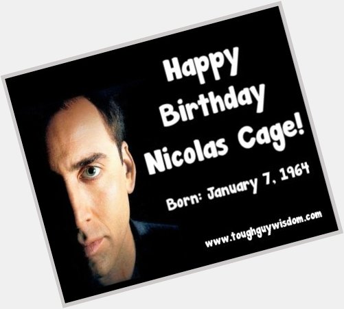 Happy Birthday Nicolas Cage! 