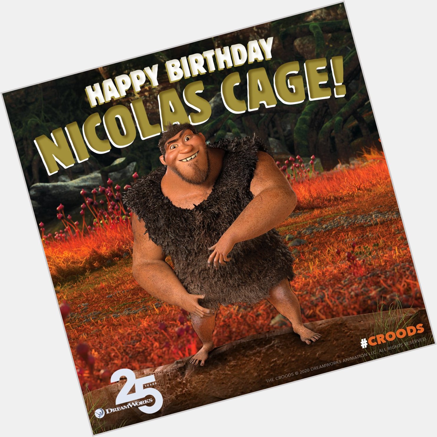 One of the wildest in history was born today! Happy birthday, Nicolas Cage!  