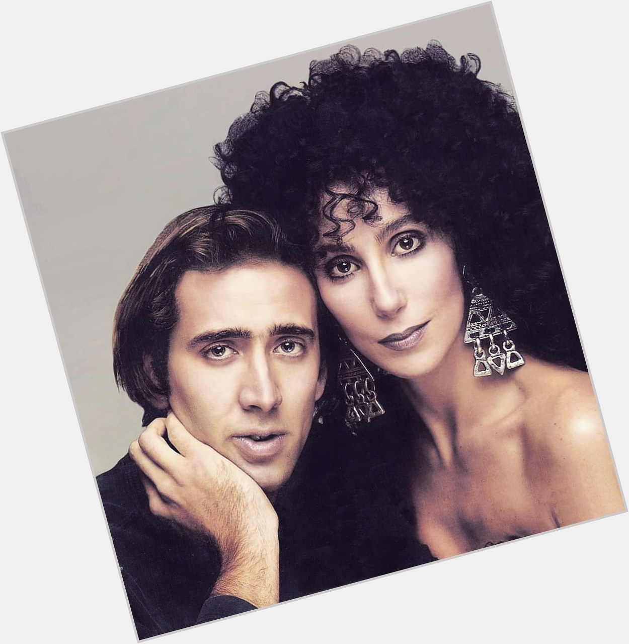 Happy (late) birthday to \"Moonstruck\" co-star Nicolas Cage, who turned 57 yesterday. by MGM Album 
