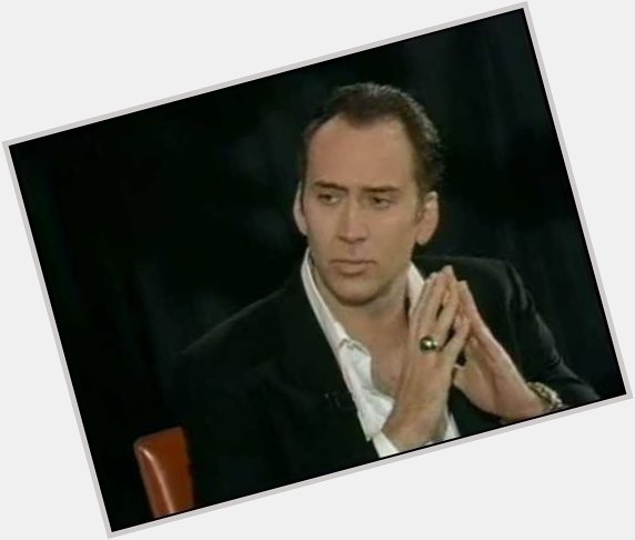 Happy Birthday, Nicolas Cage. Fun Fact: I was at his Inside the Actors Studio Taping. 