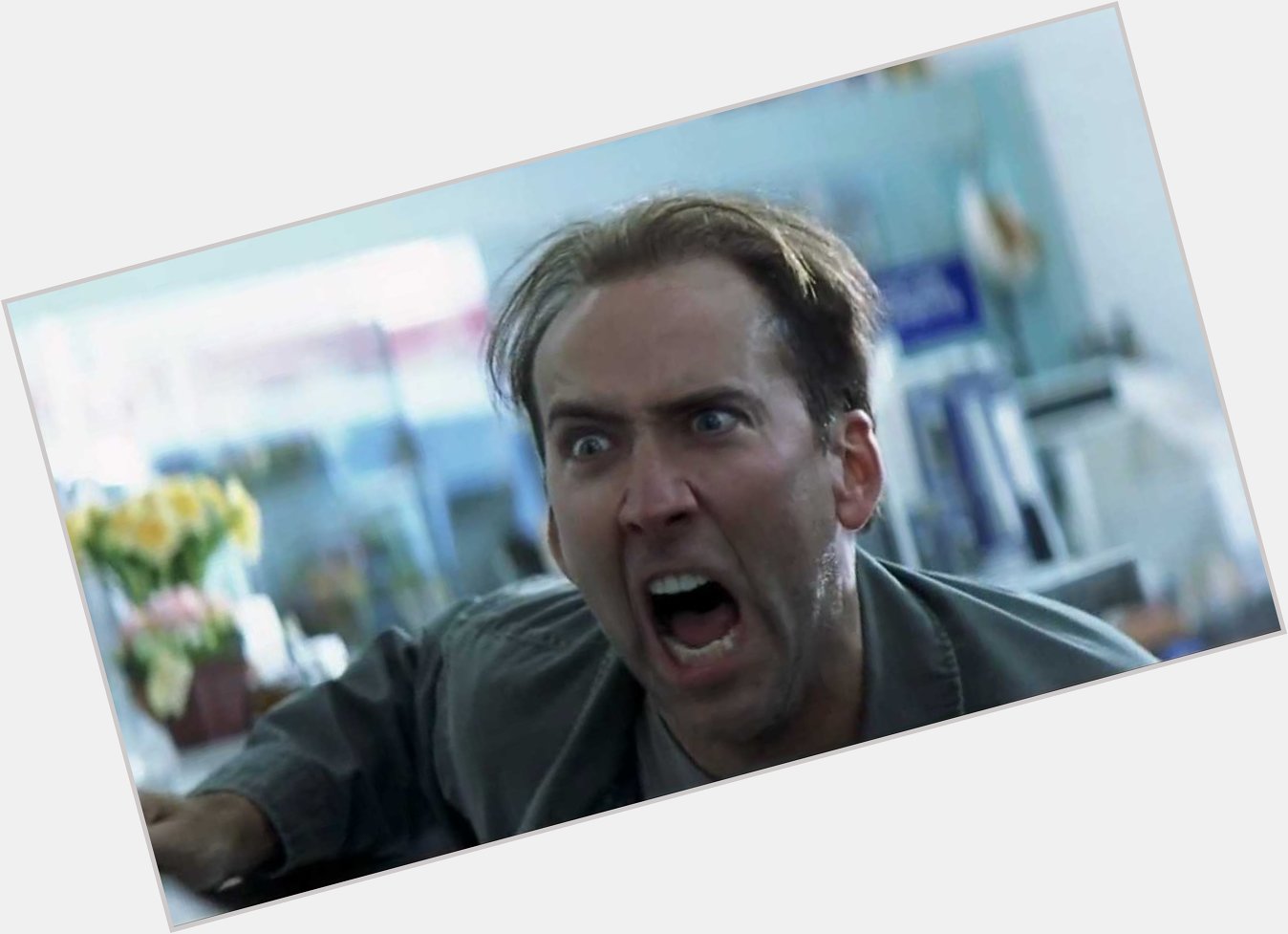One doesn t say happy birthday to Nicolas Cage. One screams it. 