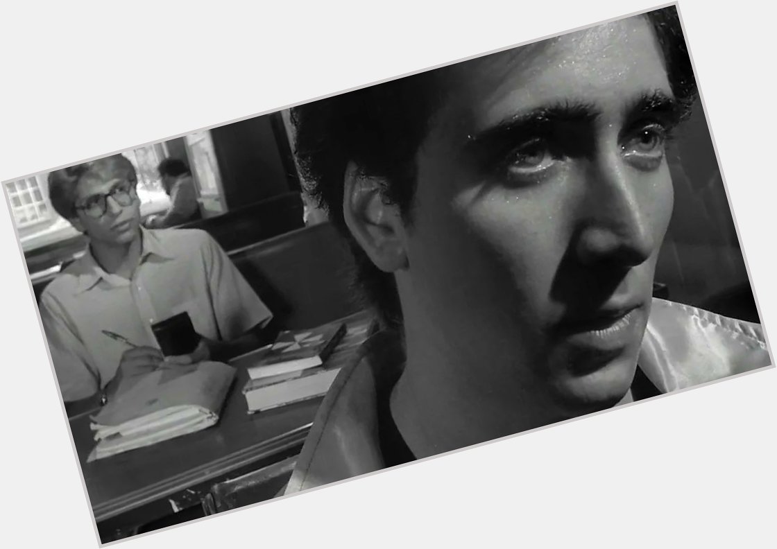 A very happy 58th birthday to Nicolas Cage. Pictured here with Vincent Spano in Rumble Fish, 1983. 