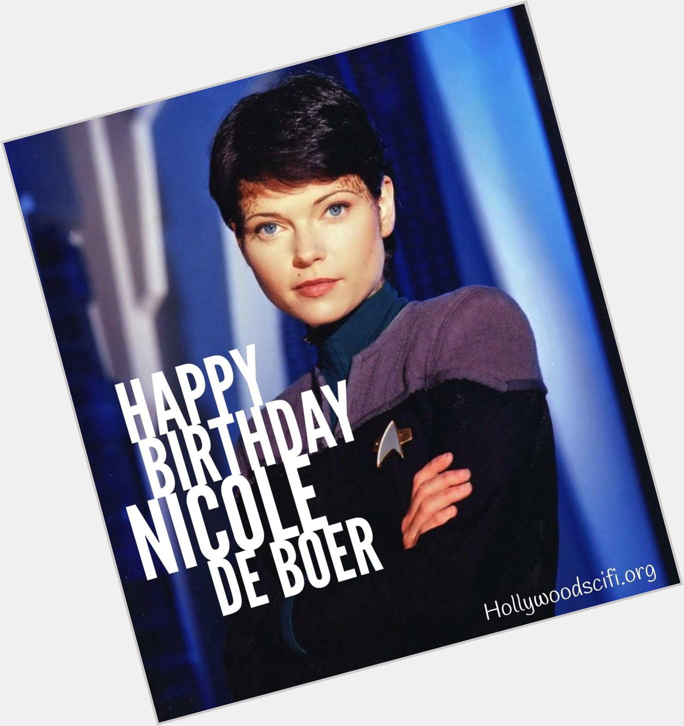 Wishing Nicole de Boer  Happy Birthday! She played Ezri Dax on  
