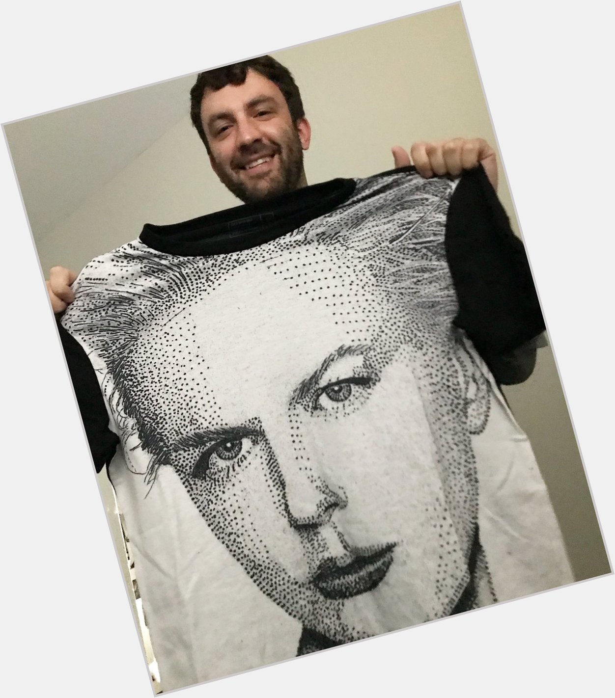  Happy birthday! I googled garish Nicole Kidman T-shirt and got this for you!  my loving husband 