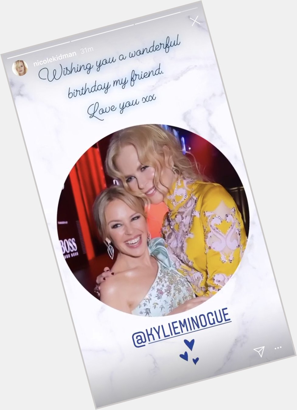 Nicole Kidman wished Kylie a Happy Birthday on social media. We love to see it!  