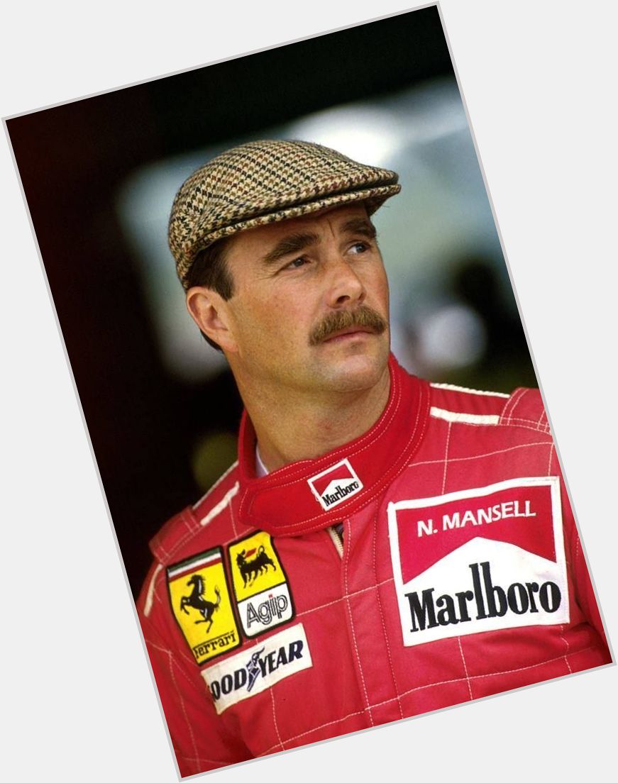 Happy birthday to the legend. 

Nigel Mansell, so uncool that he was actually a little bit cool. 