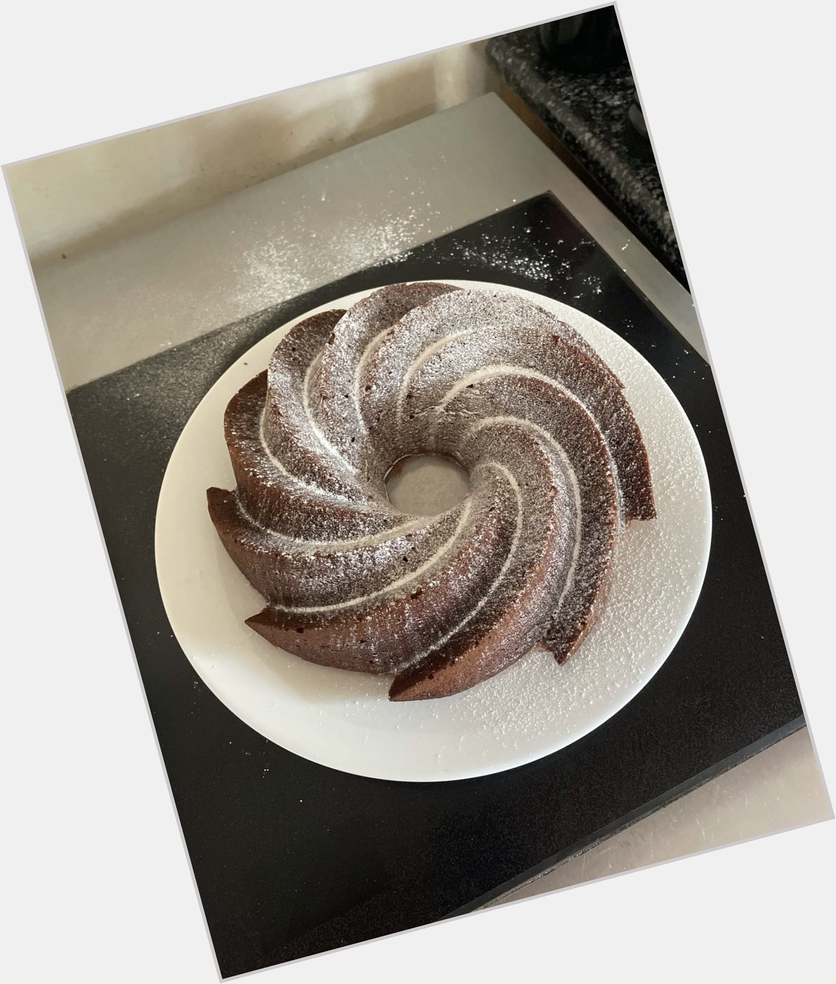  Happy birthday old fruit.  Here s my first ever go at your Bundt cake, to celebrate. 