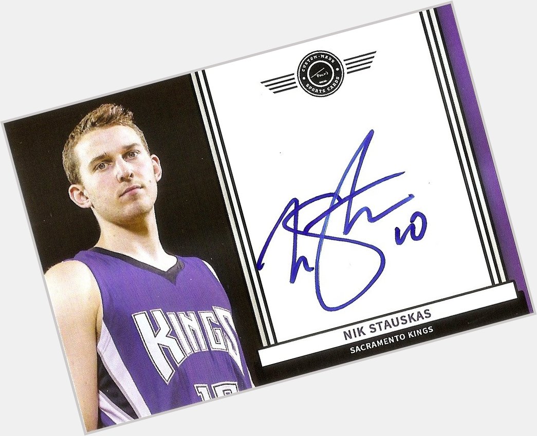 Happy birthday to Nik Stauskas who turns 27 today. Enjoy your day 