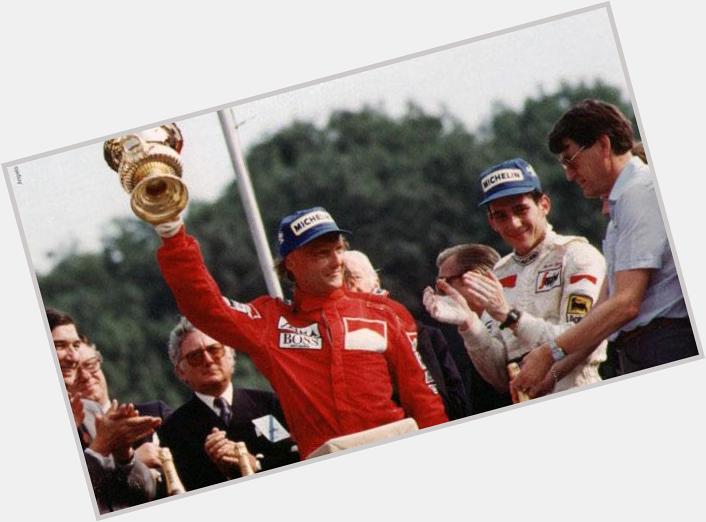 Today, Niki Lauda completes 66 years old. Happy Birthday! 
